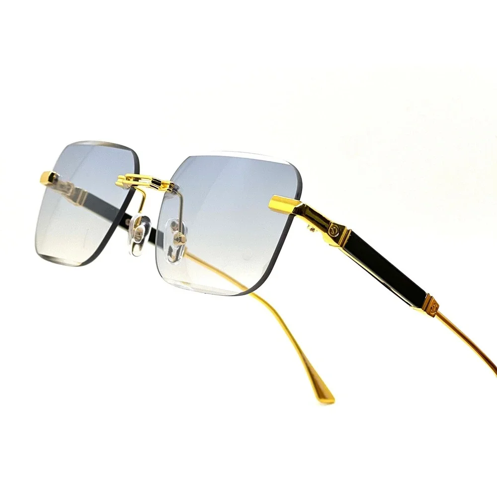 WomenGradient Blue Lens Sunglasses Stylish Square Modern UV400 Outfit Shades New